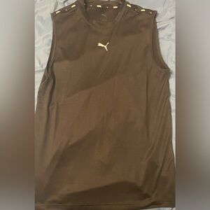 Puma Black Athletic Tank Top Performance Sleeveless New!!!